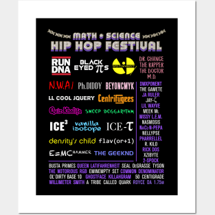 Math & Science Hip Hop Music Festival Posters and Art